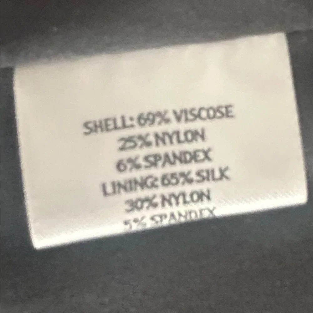 Eileen Fisher System Women’s Charcoal Gray Button Blazer Silk Lining Size Large - Picture 6 of 12